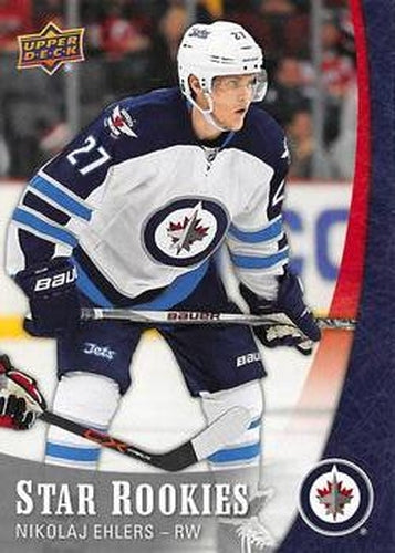 #8 Nikolaj Ehlers - Winnipeg Jets - 2015-16 Upper Deck Star Rookies Hockey