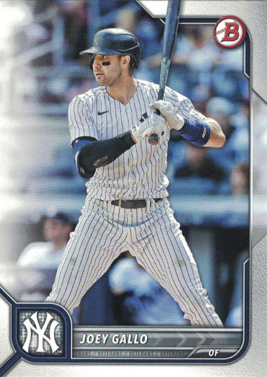 #8 Joey Gallo - New York Yankees - 2022 Bowman Baseball