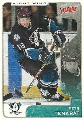 #8 Petr Tenkrat - Anaheim Mighty Ducks - 2001-02 Upper Deck Victory Hockey