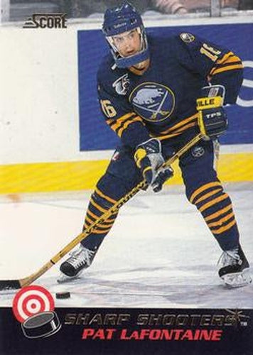 #8 Pat LaFontaine - Buffalo Sabres - 1992-93 Score Canadian - Sharp Shooters Hockey