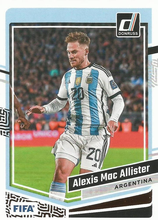 #8 Alexis Mac Allister - Argentina - 2023-24 Donruss Soccer