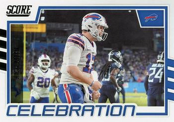 #C-JA Josh Allen - Buffalo Bills - 2022 Score - Celebration Football
