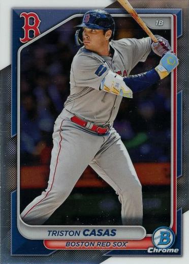 #8 Triston Casas - Boston Red Sox - 2024 Bowman Chrome Baseball