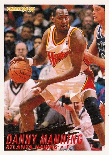 #8 Danny Manning - Atlanta Hawks - 1994-95 Fleer Basketball