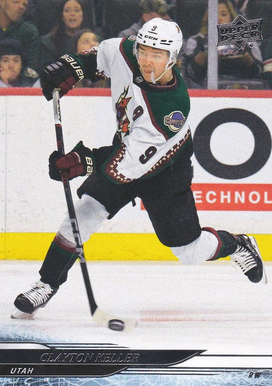 #8 Clayton Keller - Utah Hockeyub - 2024-25 Upper Deck Hockey