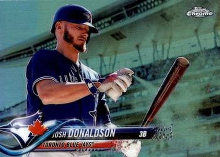 #8b Josh Donaldson - Toronto Blue Jays - 2018 Topps Chrome Baseball