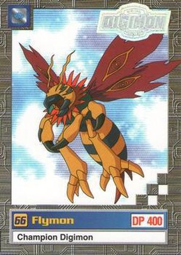 #8of32 66 Flymon - 2000 Upper Deck Digimon Series 2