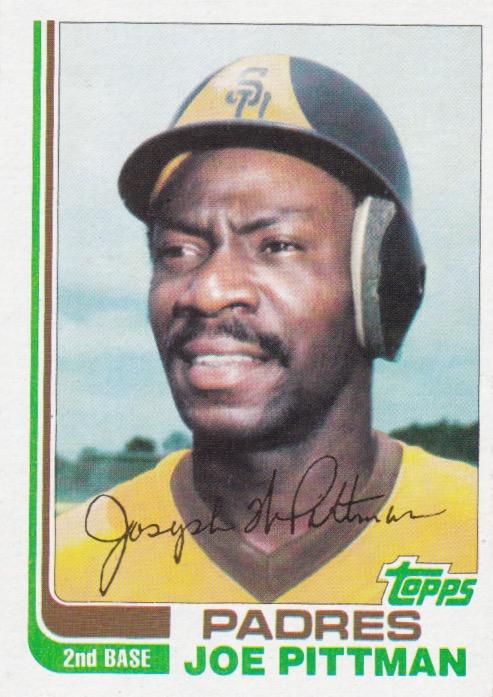 #90T Joe Pittman - San Diego Padres - 1982 Topps Traded Baseball