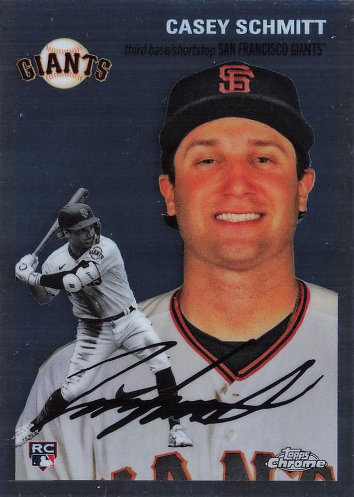 #90 Casey Schmitt - San Francisco Giants - 2023 Topps Chrome Platinum Anniversary Baseball