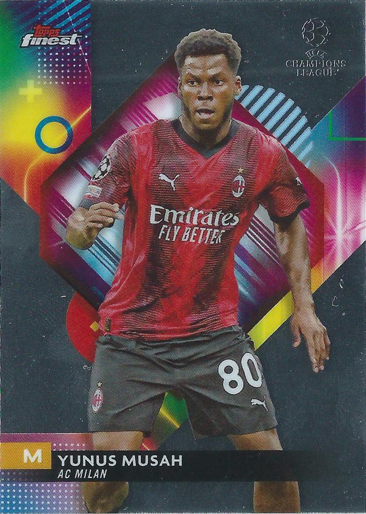 #90 Yunus Musah - AC Milan - 2023-24 Finest UEFA Club Competitions Soccer