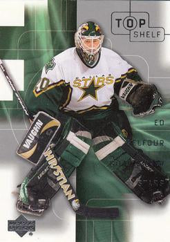 #90 Ed Belfour - Dallas Stars - 2001-02 Upper Deck Top Shelf Hockey