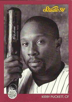 #90 Kirby Puckett - Minnesota Twins - 1991 Studio Baseball