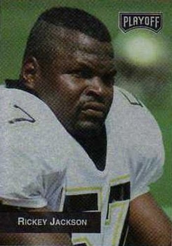 #90 Rickey Jackson - New Orleans Saints - 1993 Playoff Football