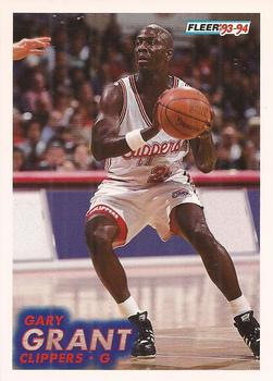 #90 Gary Grant - Los Angelesippers - 1993-94 Fleer Basketball