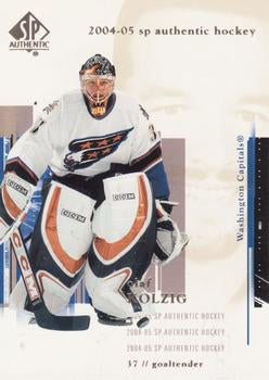 #90 Olaf Kolzig - Washington Capitals - 2004-05 SP Authentic Hockey
