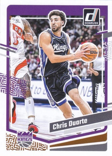 #90 Chris Duarte - Sacramento Kings - 2023-24 Donruss Basketball