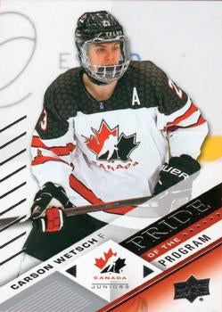 #90 Carson Wetsch - Canada - 2024 Upper Deck Team Canada Juniors Hockey