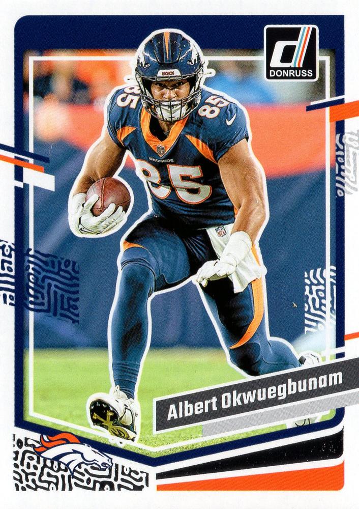 #90 Albert Okwuegbunam - Denver Broncos - 2023 Donruss Football