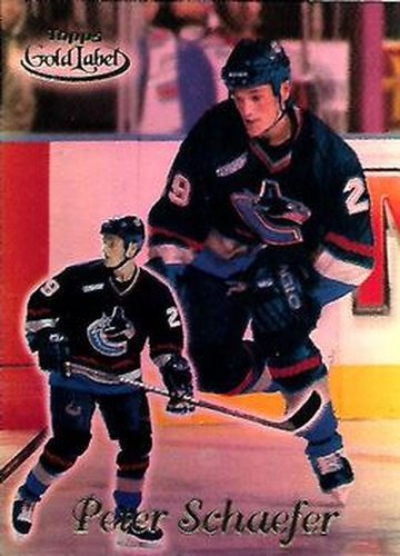 #90 Peter Schaefer - Vancouver Canucks - 1999-00 Topps Gold Label Hockey