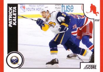 #90 Patrick Kaleta - Buffalo Sabres - 2010-11 Score Hockey