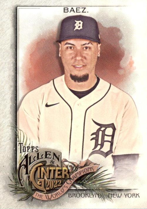 #90 Javier Baez - Detroit Tigers - 2022 Topps Allen & Ginter Baseball