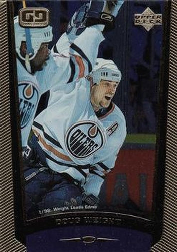 #90 Doug Weight - Edmonton Oilers - 1998-99 Upper Deck Gold Reserve Hockey