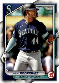 #90 Julio Rodríguez - Seattle Mariners - 2024 Bowman Baseball