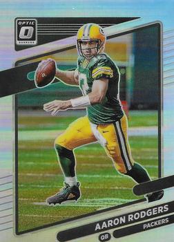 #90 Aaron Rodgers - Green Bay Packers - 2021 Donruss Optic - Holo Football