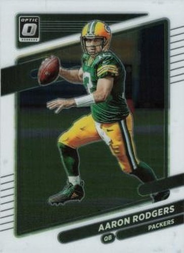 #90 Aaron Rodgers - Green Bay Packers - 2021 Donruss Optic Football
