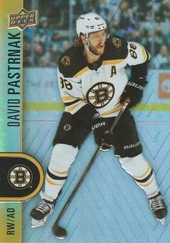 #90 David Pastrnak - Boston Bruins - 2022-23 Upper Deck Tim Hortons Hockey