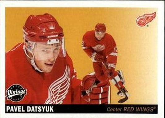 #90 Pavel Datsyuk - Detroit Red Wings - 2002-03 Upper Deck Vintage Hockey