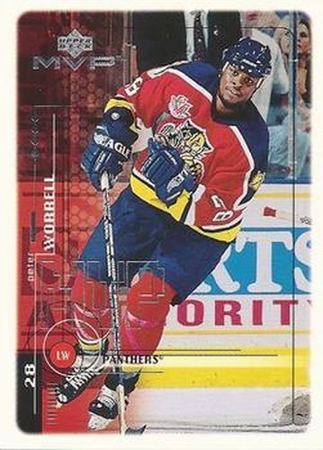 #90 Peter Worrell - Florida Panthers - 1998-99 Upper Deck MVP Hockey