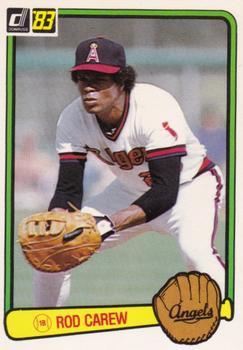 #90 Rod Carew - California Angels - 1983 Donruss Baseball
