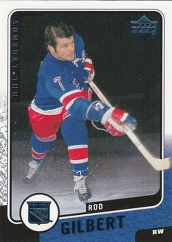 #90 Rod Gilbert - New York Rangers - 2000-01 Upper Deck Legends Hockey