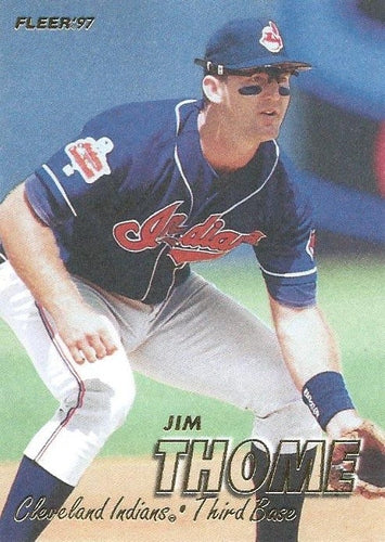 #90 Jim Thome - Cleveland Indians - 1997 Fleer Baseball