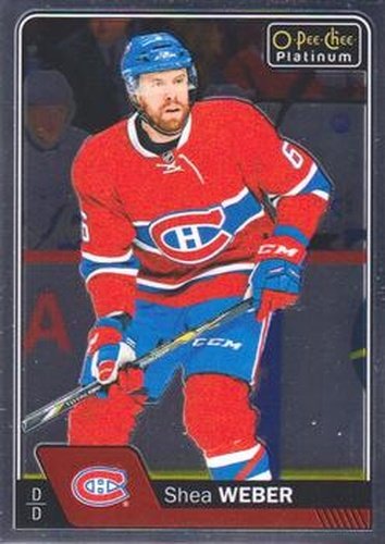 #90 Shea Weber - Montreal Canadiens - 2016-17 O-Pee-Chee Platinum Hockey