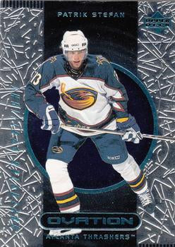 #90 Patrik Stefan - Atlanta Thrashers - 1999-00 Upper Deck Ovation Hockey