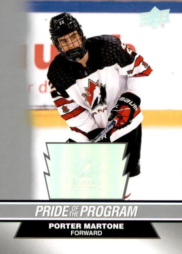 #90 Porter Martone - Canada - 2023 Upper Deck Team Canada Juniors Hockey