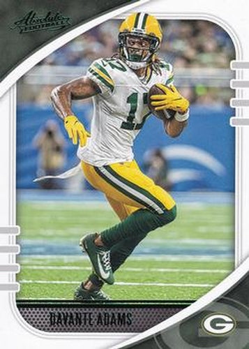 #90 Davante Adams - Green Bay Packers - 2020 Panini Absolute - Green Football