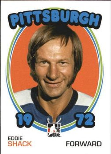 #90 Eddie Shack - Pittsburgh Penguins - 2009-10 In The Game 1972 The Year In Hockey