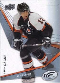 #90 Simon Gagne - Philadelphia Flyers - 2008-09 Upper Deck Ice Hockey
