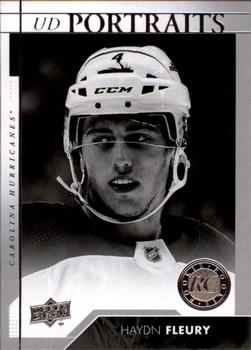 #P-90 Haydn Fleury - Carolina Hurricanes - 2017-18 Upper Deck - UD Portraits Hockey