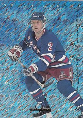 #90 Brian Leetch - New York Rangers - 1995-96 Leaf Limited Hockey