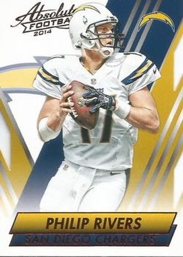 #90 Philip Rivers - San Diego Chargers - 2014 Panini Absolute - Red Football