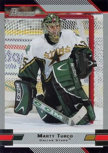 #90 Marty Turco - Dallas Stars - 2003-04 Bowman Draft Picks and Prospects Hockey