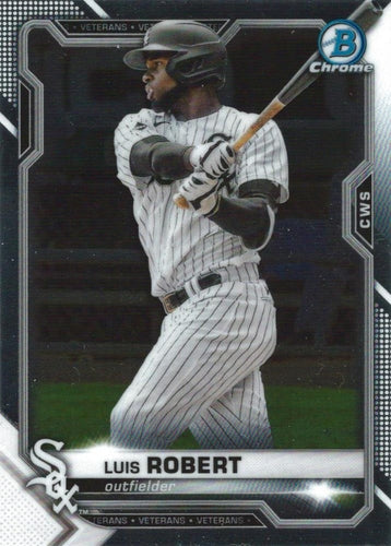 #90 Luis Robert - Chicago White Sox - 2021 Bowman Chrome Baseball