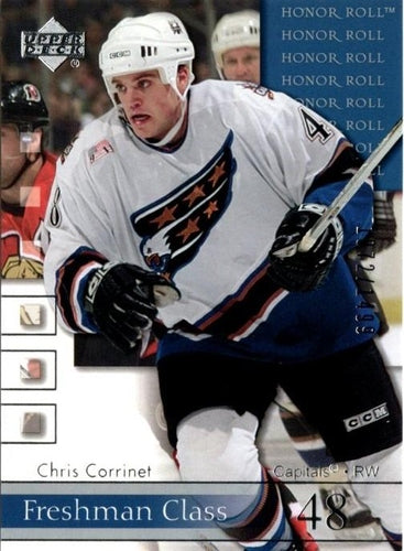 #90 Chris Corrinet - Washington Capitals - 2001-02 Upper Deck Honor Roll Hockey