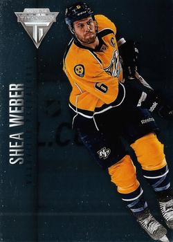 #90 Shea Weber - Nashville Predators - 2013-14 Panini Titanium Hockey