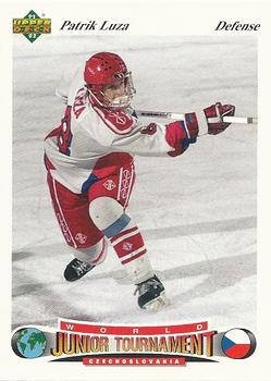 #90 Patrik Luza - Czechoslovakia - 1991-92 Upper Deck Czech World Juniors Hockey