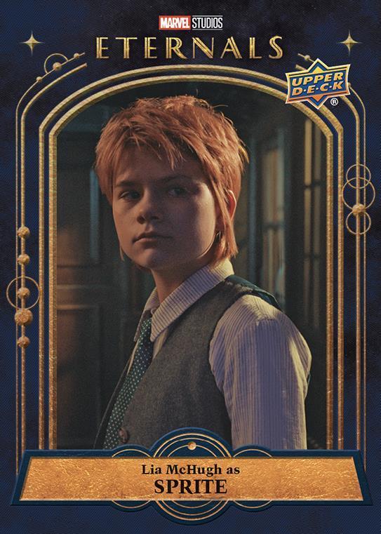 #90 Lia McHugh as Sprite - 2023 Upper Deck Marvel Eternals